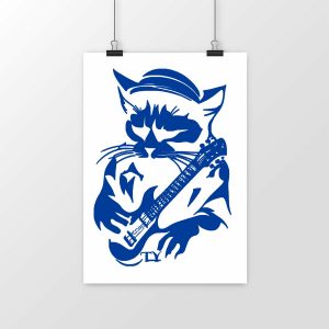 Cat power bleu